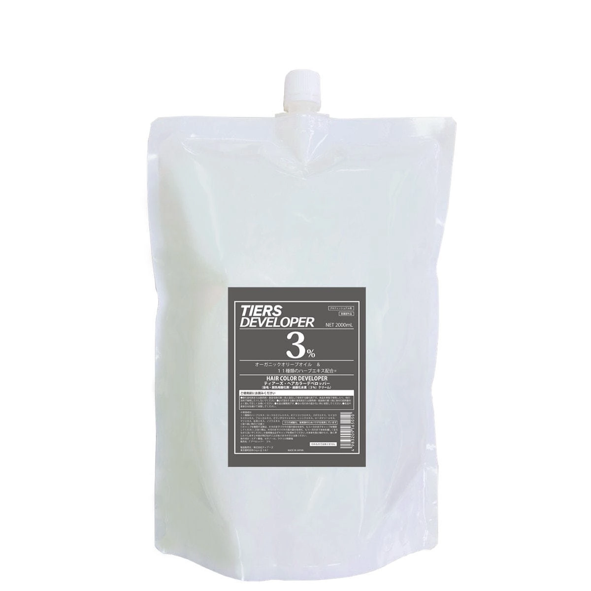TIERS（ティアーズ）デベロッパー 3% 2000ml
